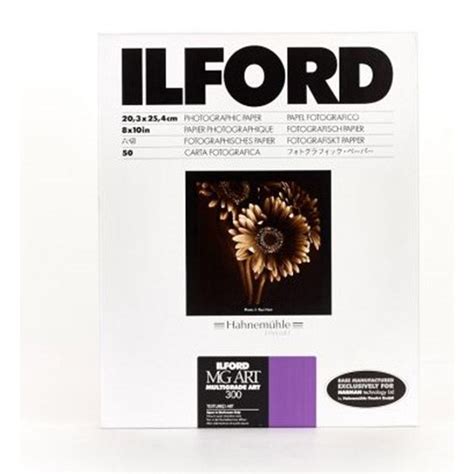 Ilford 300 Gsm Photo Paper - B&W Photo paper – Srishti Digilife Pvt Ltd
