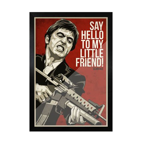 Scarface Poster Frame | Movie Posters – Frameo Store
