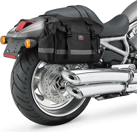 Buy kemimoto Motorcycle Saddle Bags, Middle-Sized Motorcycle Throw Over ...