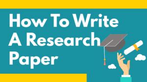 Image result for How to Write a Research Based Paper
