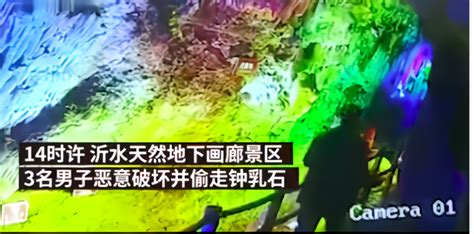山东一景区百万年钟乳石遭3名游客砸断后偷走（内附视频）_凤凰网
