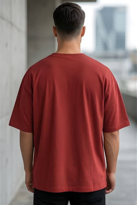 Fireside Blaze Red Oversized T-Shirt - The Khoj Store