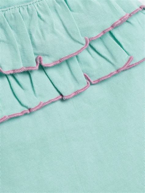 Toddler Girls Cotton Knit Top with Ruffles – Lilliput World