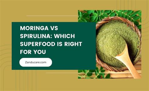 Moringa vs Spirulina: Which Superfood is Right for You?