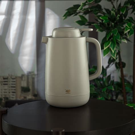 Almarjan 1.5 Liter Vacuum Flask Matt Soft Grey - UKM22-150 MSG