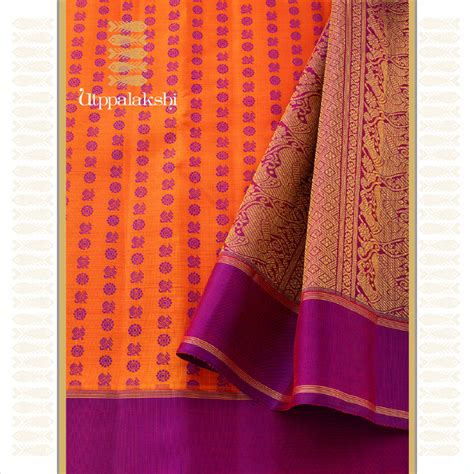 KUMKUM ORANGE AND PURPLE THREADWORK WITH ANNAMS AND CHAKRAMS || UTPPAL