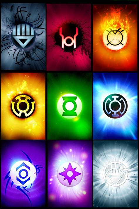 Lantern Corps Rings