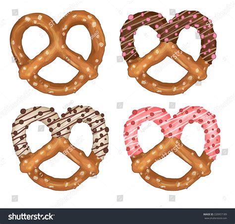 Chocolate Covered Pretzels Clip Art