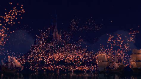 Lanterns Scene From Tangled