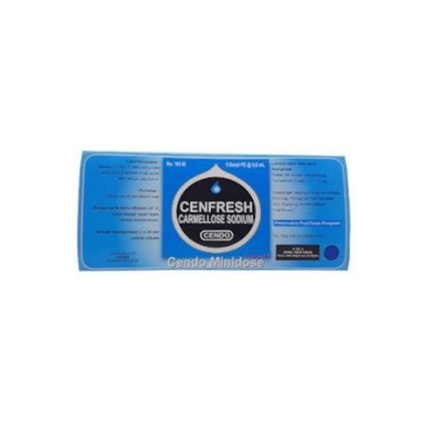 Cendo Cenfresh Tetes Mata Minidose 0,6 ml 5 Ampul - Manfaat, Cara Pakai ...