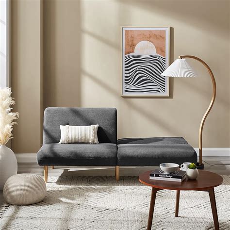 Buy Art Leon Futon Sofa Bed, Modern Memory Foam Convertible Sofa Bed ...