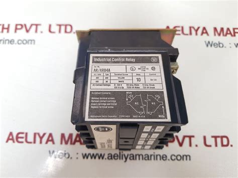 Westinghouse ar/arb4a industrial control relay – Aeliya Marine Tech®