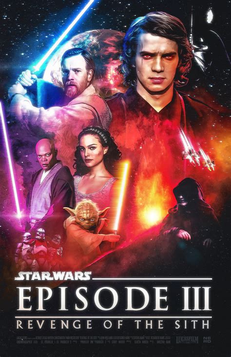 Star Wars Episode III - Revenge Of The Sith | Poster By NerdDesigner1