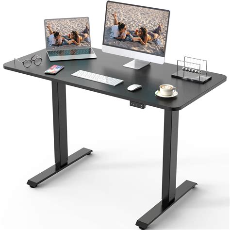 Buy Joy Seeker Electric Standing Desk, 48 x 24 Inches Whole Piece Desk ...