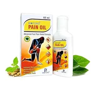 Bioford Ayurvedic Pain Relief Oil for Joint Pain, Back Pain,Knee Pain ...
