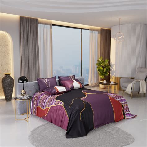 Ruby Rhapsody Enriched Cotton Bedsheet Set – Stoa Paris