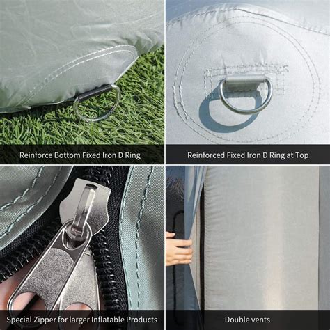 Buy FLAPKWAN Inflatable Paint Booth 13x10x8Ft with 450W+450W Blowers ...