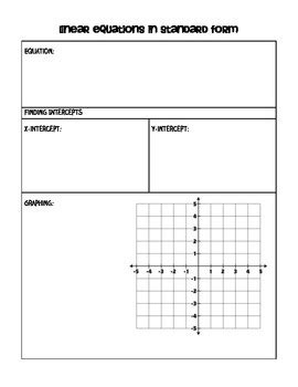 Image result for Standard Form Student Notes