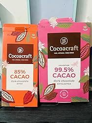 Cocoacraft 99.5% Bitter Dark Chocolate Bar (80 grams) Dark Chocolate ...
