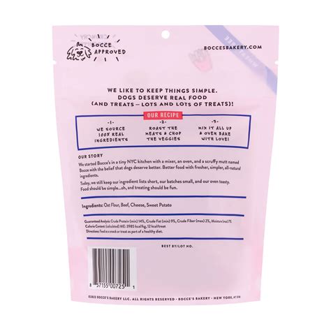 Bocce's Bakery Burgers & Fries Crunchy Dog Treats - Hala's Paws