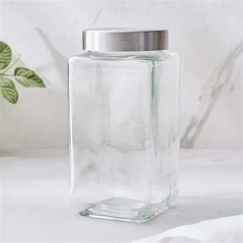 Buy Pacific Blithe Glass Canister - 1000ml from Home Centre at just INR ...