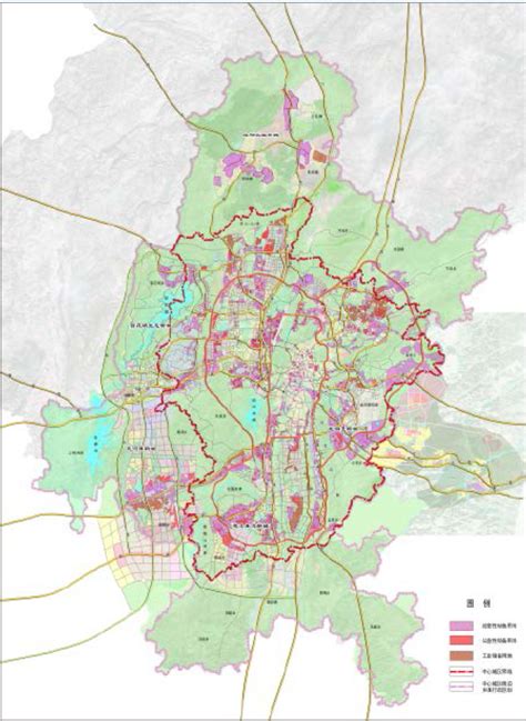贵阳市土地储备规划（2012－2020）——中心城区及周边区域规划储备用地结构图-贵阳市城乡规划设计研究院