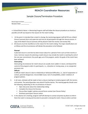 Image result for Closure Procedure