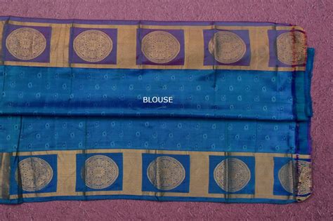 Block printed Light Weight Kanjivaram Silk Saree SS5608 – Shreenivas Silks