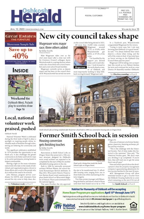 April 12, 2023 Oshkosh Herald - Oshkosh Herald