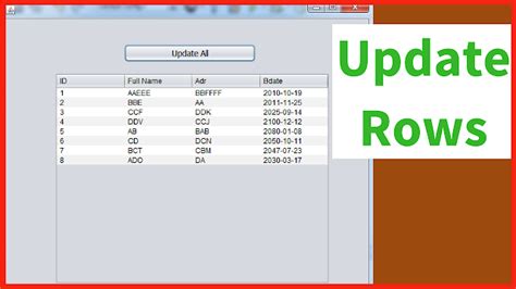 Image result for Java GUI Update Data into MySQL by Using Eclipse