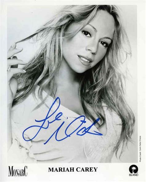 Mariah Carey Signed 8x10 Photo Authentic COA | Mariah carey, Mariah ...
