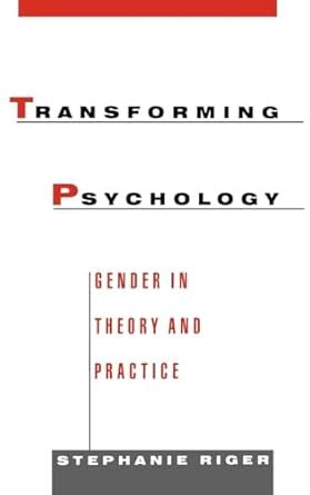 Buy Transforming Psychology: Gender in Theory and Practice Book Online ...