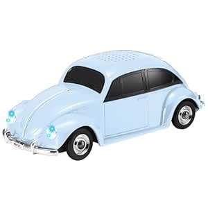 QFX Bluetooth 1960 Bug Retro Car Replica Speaker, 3-inch Speakers ...