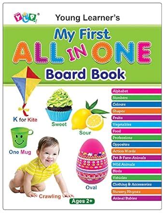 Buy My First All in One Board Book (English): Picture Board Book for ...