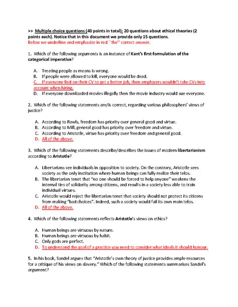 Mock Exam with Answers - mock - Multiple choice questions (40 points in ...