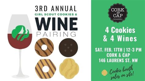 Free Wine Tasting: Girl Scout Cookie Edition!, Cork and Cap, Aiken, 17 ...