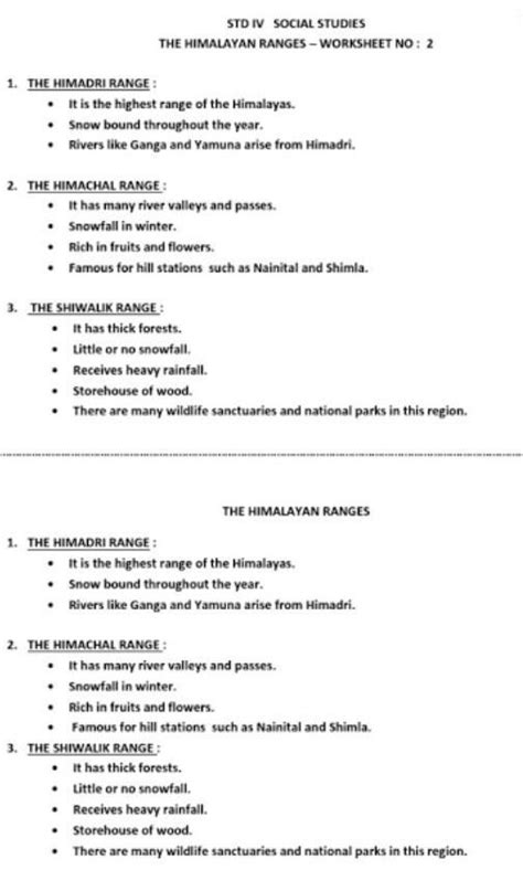 Learning WORKSHEET 1 The Northern Mountain Wall (i) Flower grown in ...