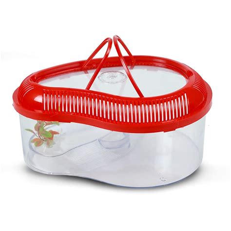 Foodie Puppies Turtle House (29 x 15x 20cm) Reptile Carrier with Bask ...