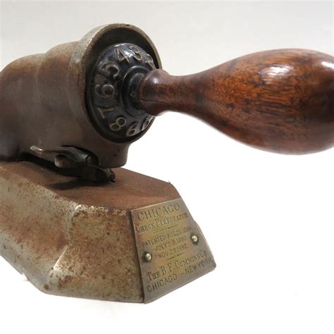 Image result for Antique Check Embossing Machine