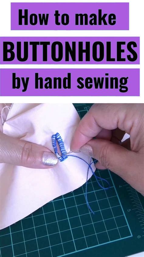 How to Make Buttonholes by Hand Tutorial 的图像结果