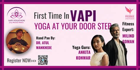 Vapi Yogathon 2024 - by Rotary Club Vapi Phoenix Tickets, Shri GM ...
