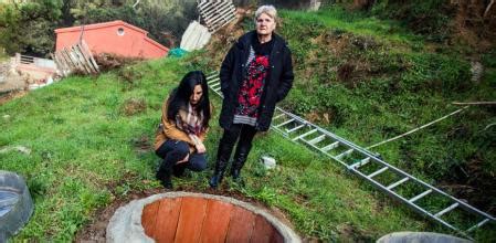 Piedad Moya enterrada en el pozo