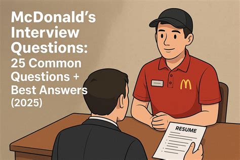 McDonald's Interview Questions: 25 Common Questions + Best Answers ...