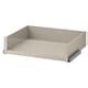 KOMPLEMENT drawer with glass front, white, 75x58 cm (291/2x227/8") - IKEA