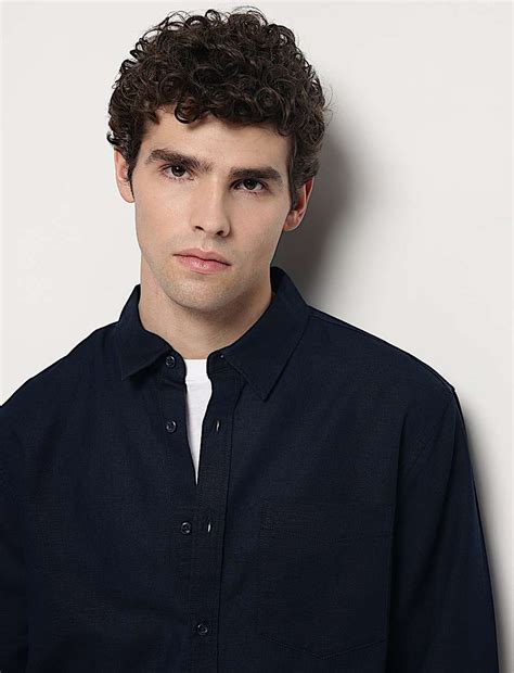 Buy Linen Rich Relaxed Fit Shirt at Marks & Spencer