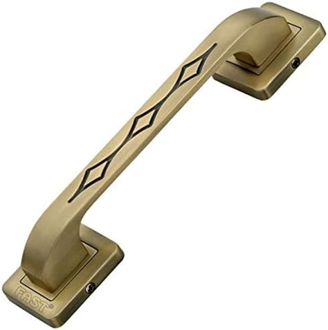 INNOVURA Antique Brass Finish Zinc Material Main Door Handle 8 Inch (8 ...
