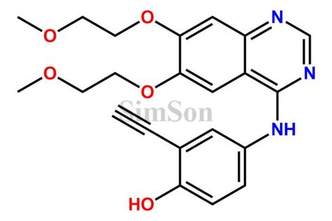 Erlotinib Hydroxy Metabolite | CAS No- 882420-22-6 | Simson Pharma Limited