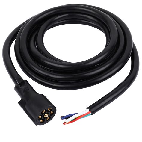 Buy SCITOO Universal Molded Trailer Light Plug Wiring Harness 7 Way 12 ...