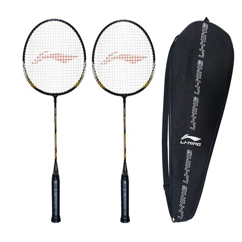 Buy Li-Ning XP-IV Aluminum Strung Badminton Racquet - Set of 2 Online ...