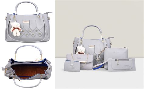 Shining Star Women's Handbag, Sling Bag, Clutch & Card Holder(Set of 5 ...